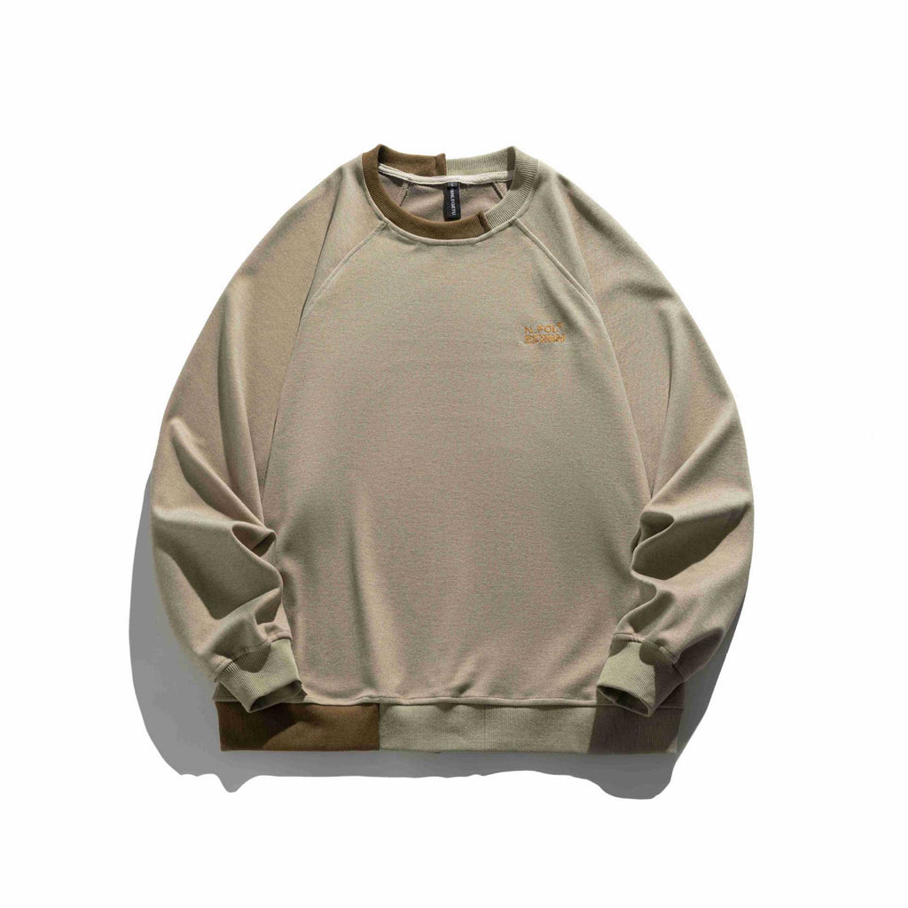 LUXMOVI CORE Hoodie – Color Block Embroidery Pullover