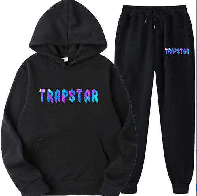 LUXMOVI CORE Hoodie Set – TRAPS Print