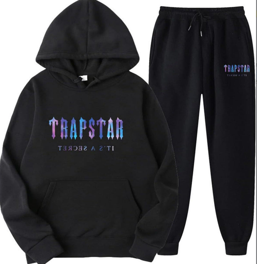 LUXMOVI CORE Hoodie Set – TRAPS Print