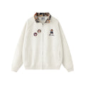 LUXMOVI CORE Hoodie – Bear Embroidery Color Block
