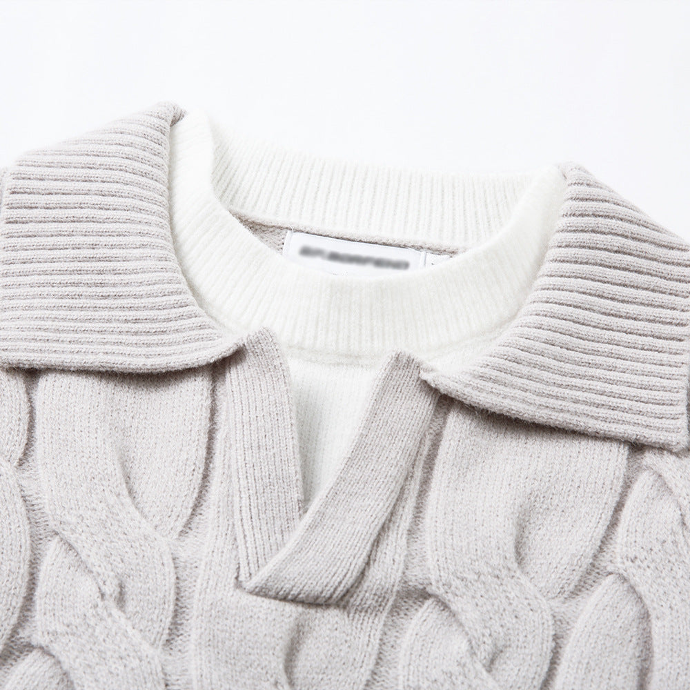 LUXMOVI CORE Strickpullover – Color Block