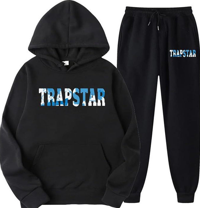 LUXMOVI CORE Hoodie Set – TRAPS Print