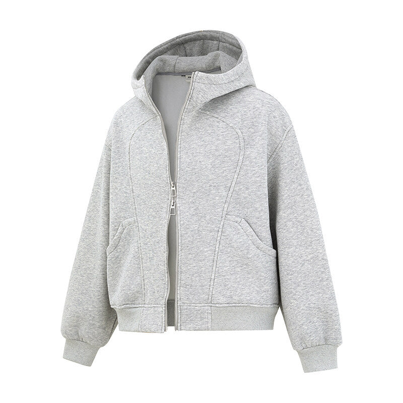 LUXMOVI CORE Zip-Hoodie – Retro Couple
