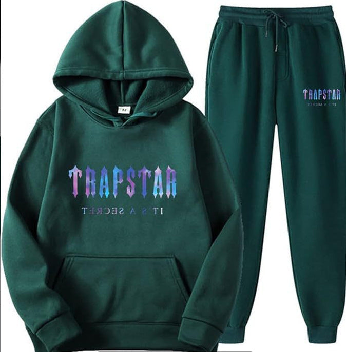 LUXMOVI CORE Hoodie Set – TRAPS Print
