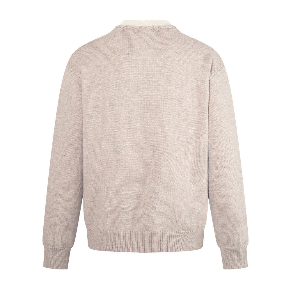 LUXMOVI CORE Strickpullover – V-Neck