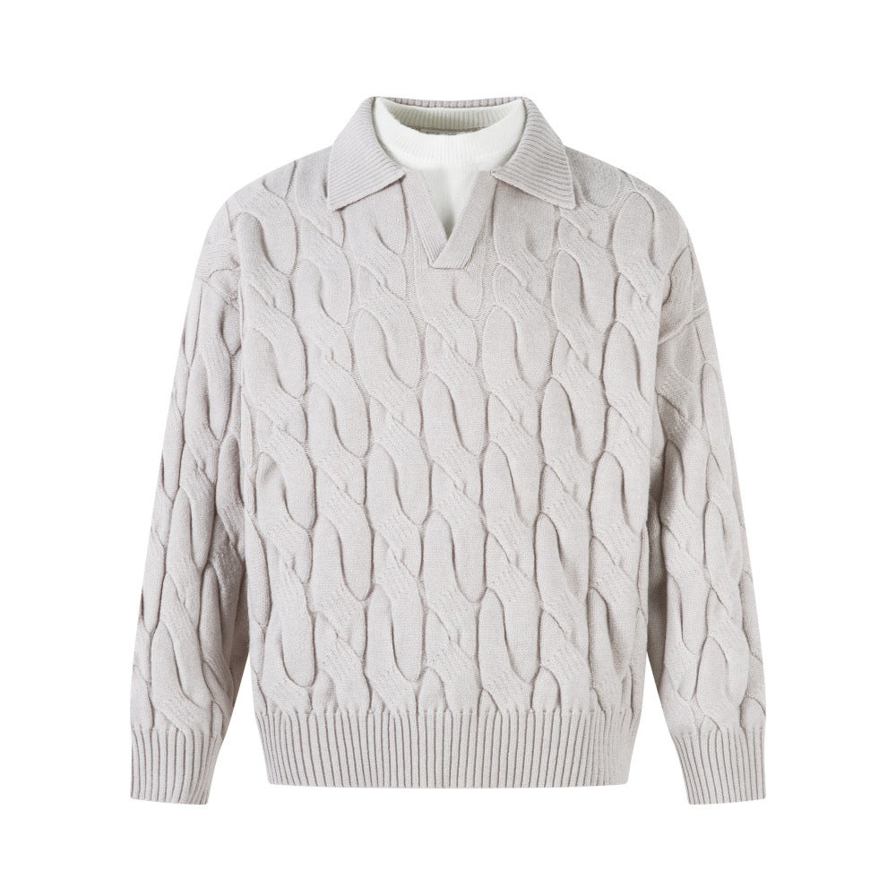 LUXMOVI CORE Strickpullover – Color Block
