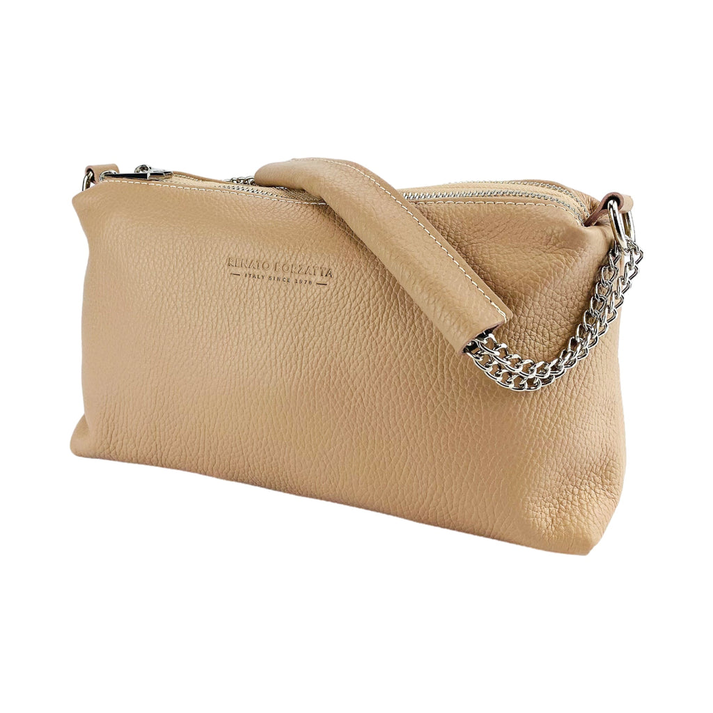 LUXMOVI Leder-Handtasche – Powder
