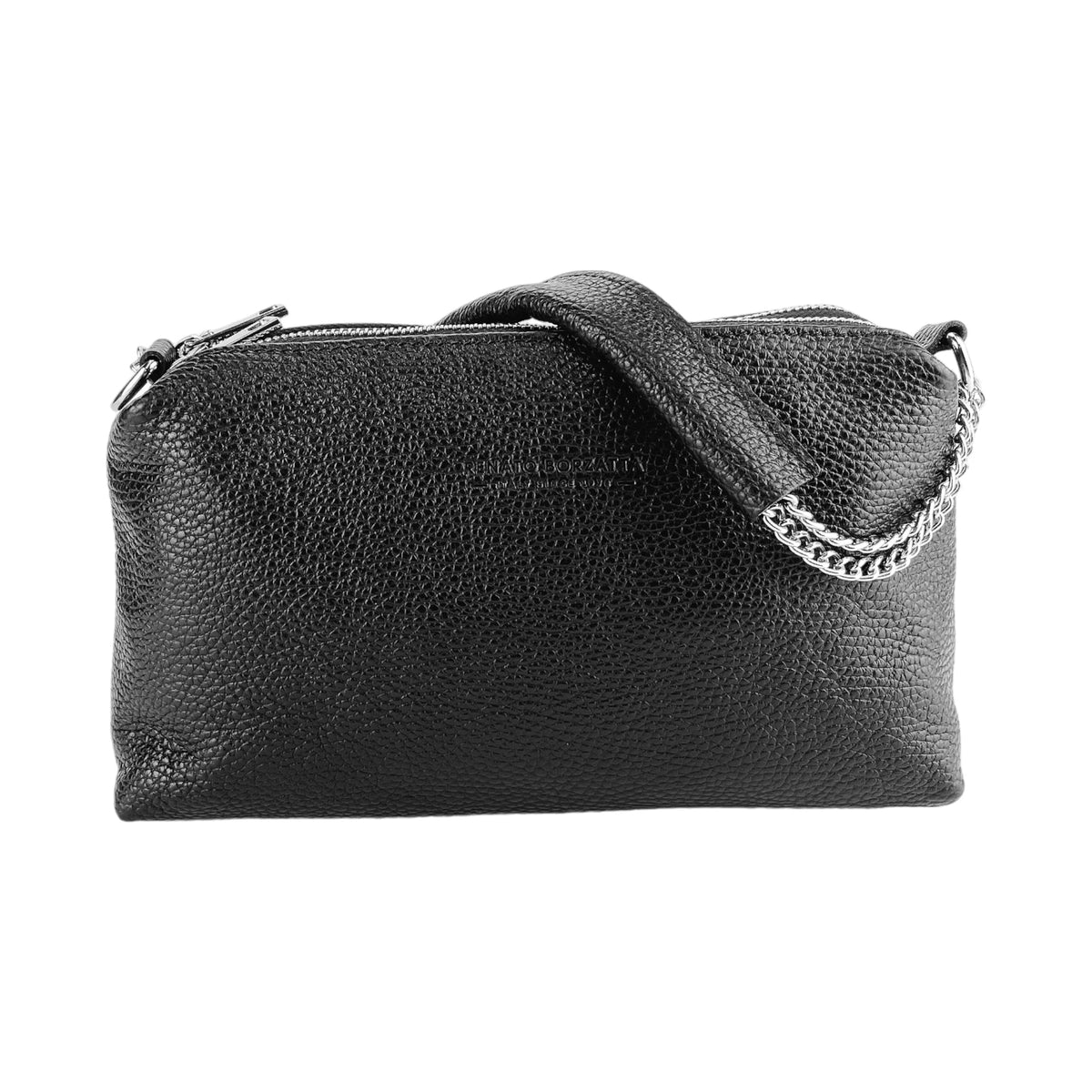 LUXMOVI Leder-Handtasche – Schwarz