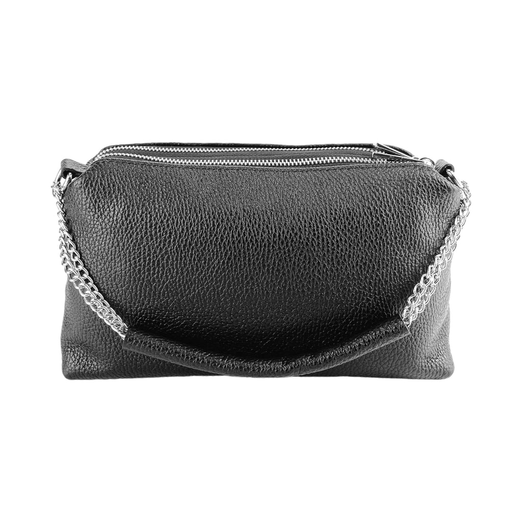LUXMOVI Leder-Handtasche – Schwarz
