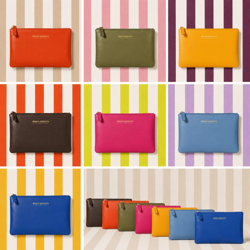 LUXMOVI Leder-Necessaire – Wisteria